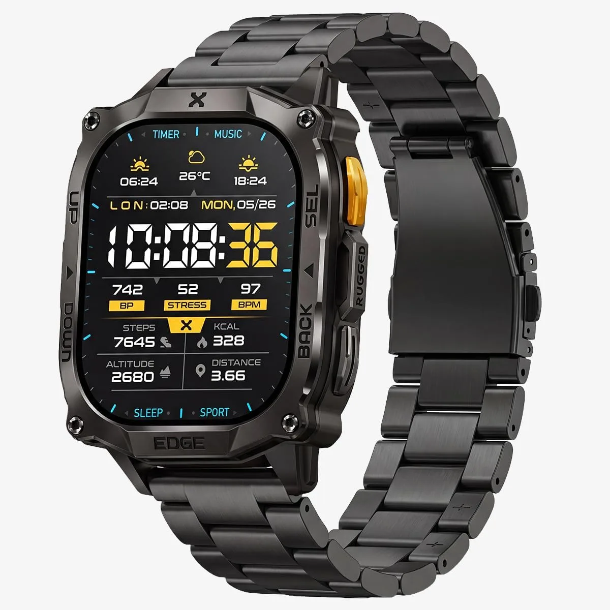 CARBINOX 22mm Quick Release Watch Bands, Fits Any 22mm Watch