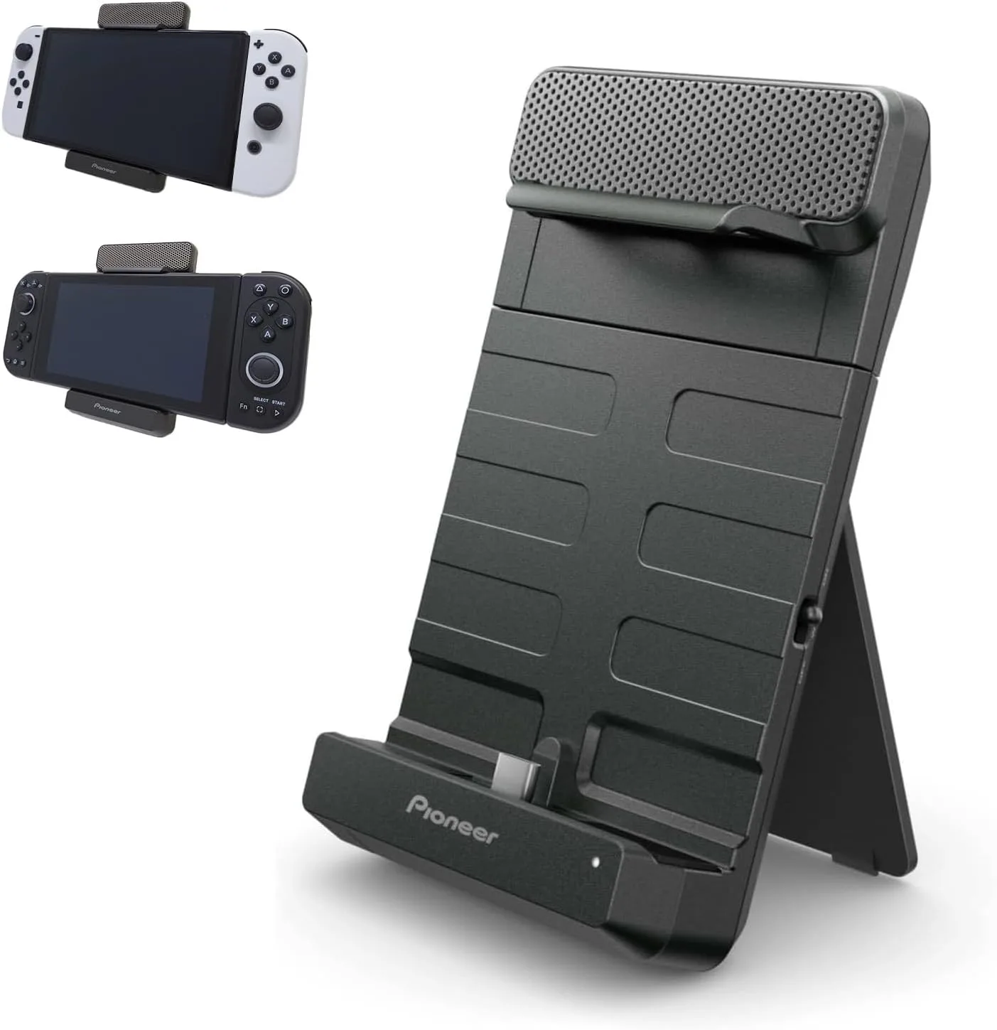 Pioneer Gaming Speaker for Switch / PIMAX -Black, Speaker Sound TECTOR USB Type-C Portable Lightweight Surround Stand for Switch / PIMAX. Charging Port for Switch / PIMAX TQ-PG300K