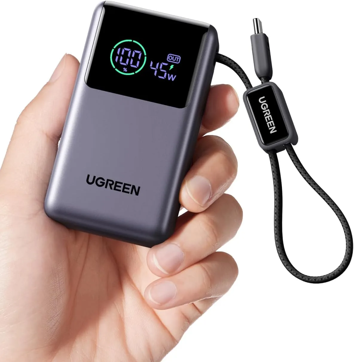 UGREEN Nexode Pro 10000mAh 45W Mini Power Bank for iPhone 18 Pro & Galaxy S26