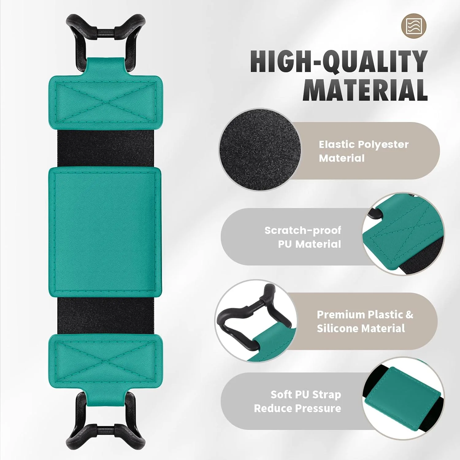 MoKo Soft Hand Strap for 6-8" Kindle eReaders Fire Tablet, Jade Green