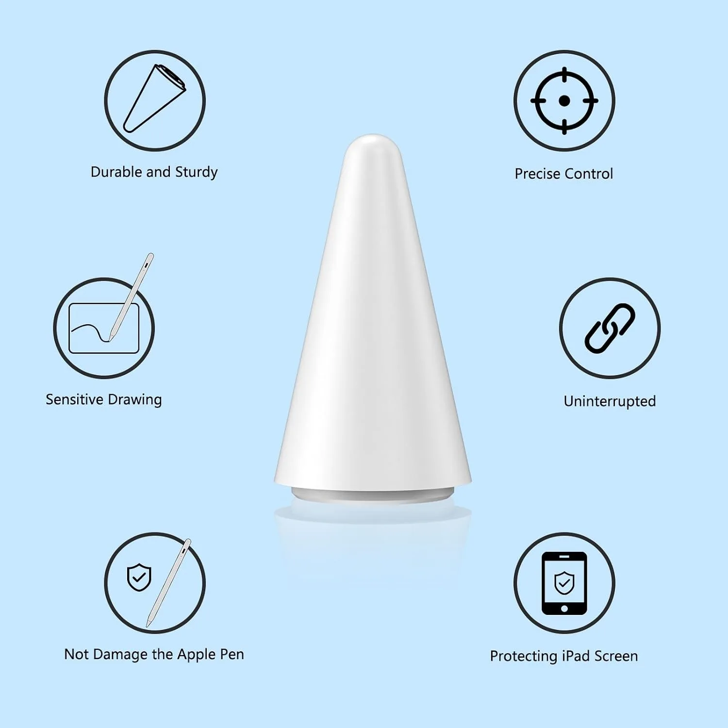 8 Pack Pencil Tips, Replacement Tips Only Compatible with Our KARFUN Pencil