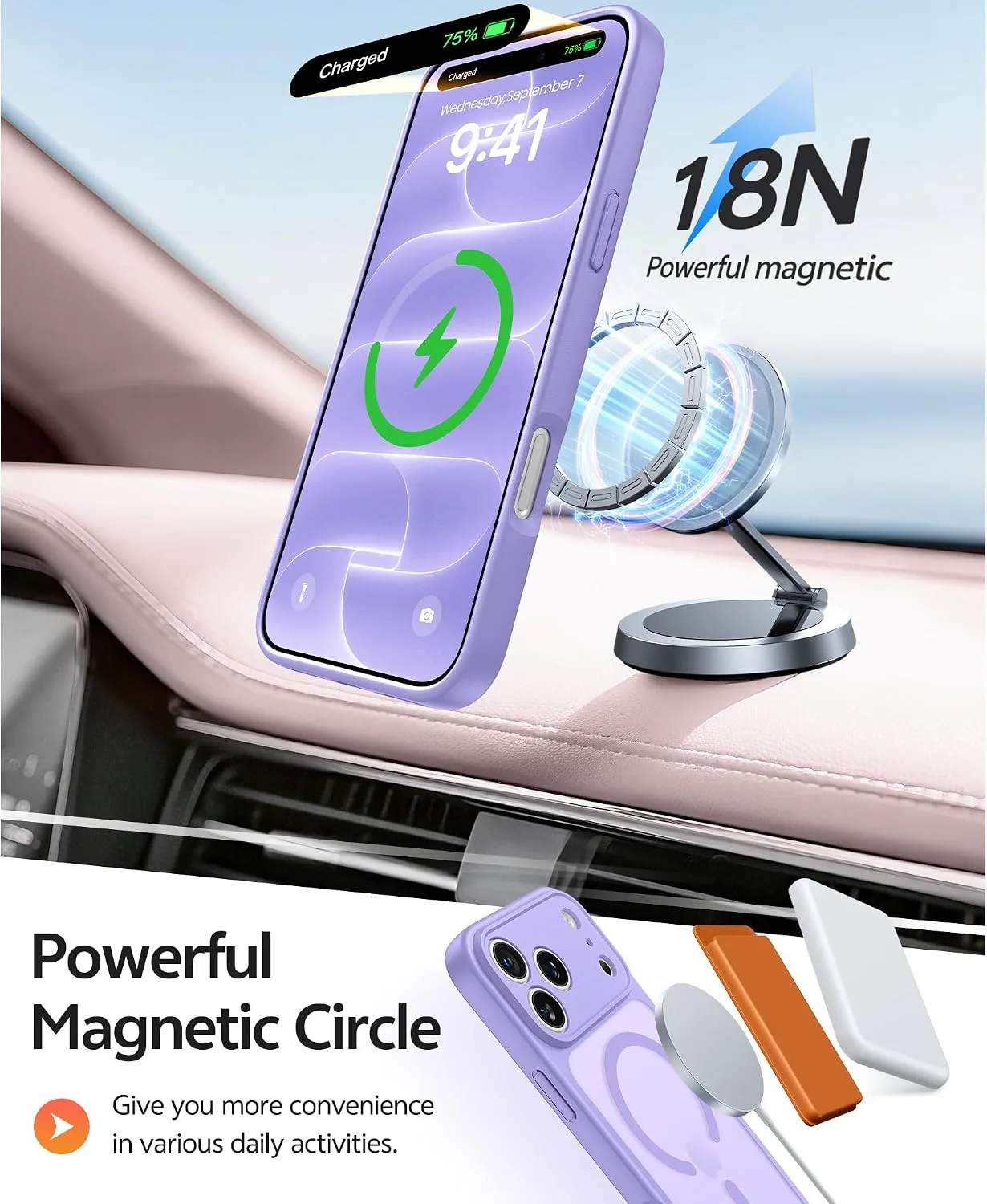 FNTCASE for iPhone 18 Pro Max / 17 Pro Max Case, Fit for Magsafe