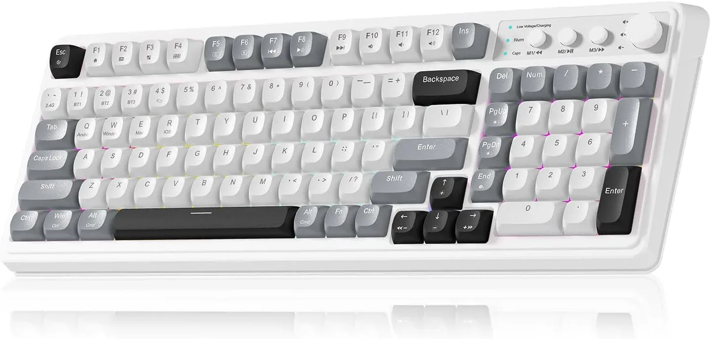 Teclado Gamer AULA S99 Wireless 99 Teclas con Pad Numérico