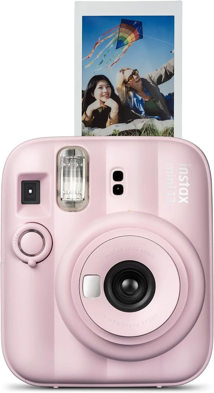 FUJIFILM instax mini 13 Instant Film Camera - Candy Pink + 20 Film Sheets