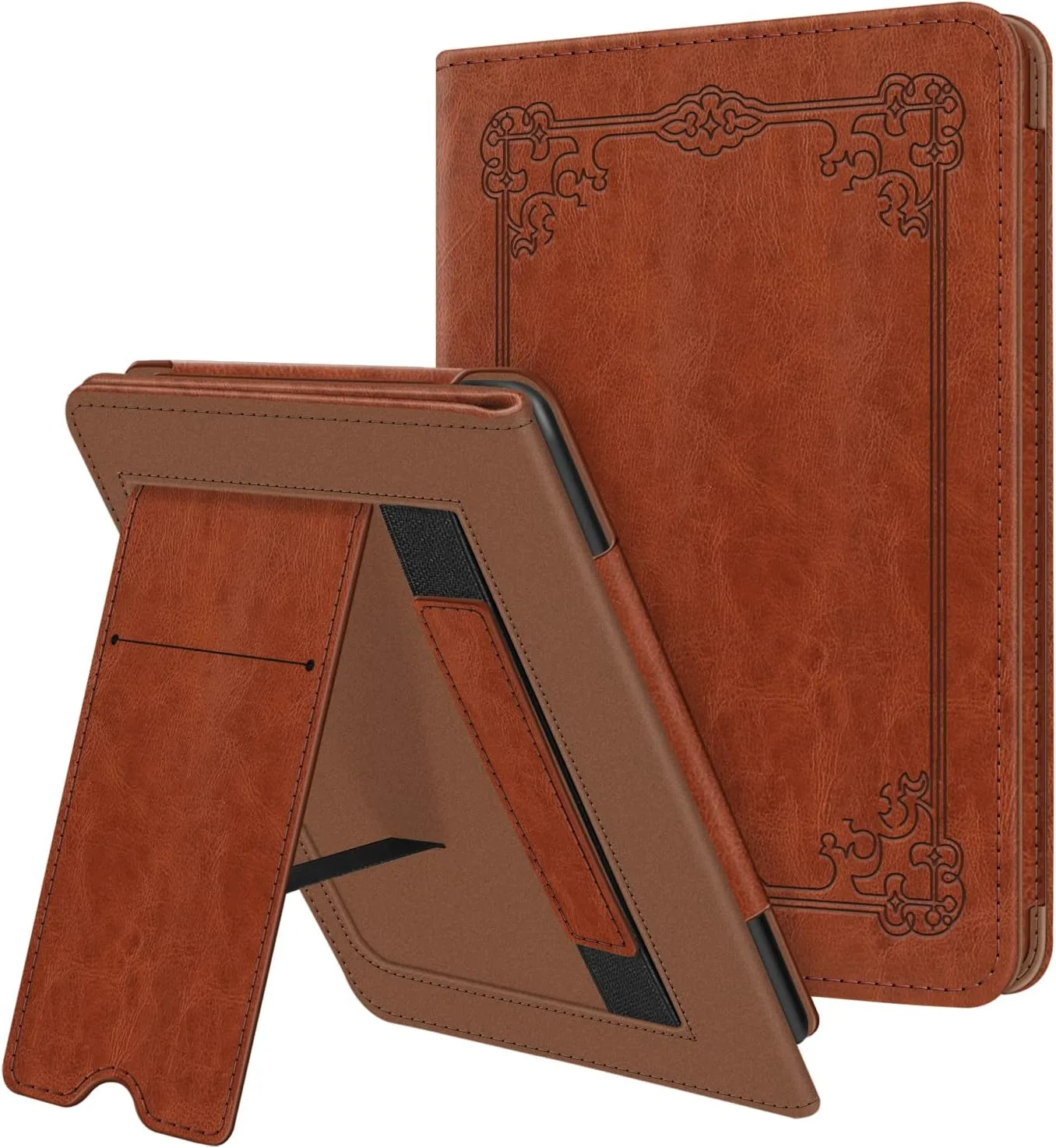 Fintie Stand Case for 6" Kindle 11th Generation 2024/2022, Vintage Brown