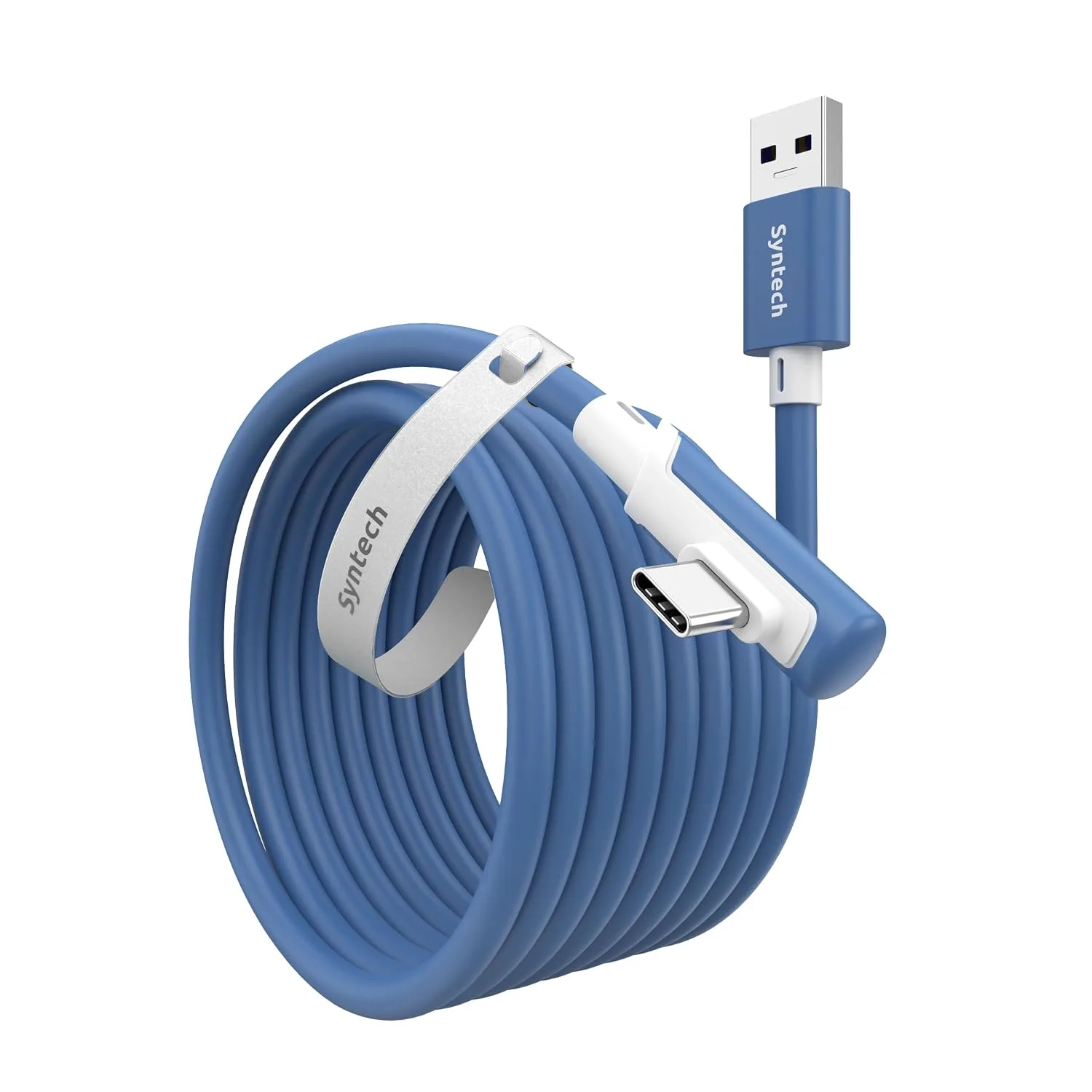 Syntech Link Cable 16FT, USB 3.0 Cable for Meta Quest 3/3S, Elemental Blue