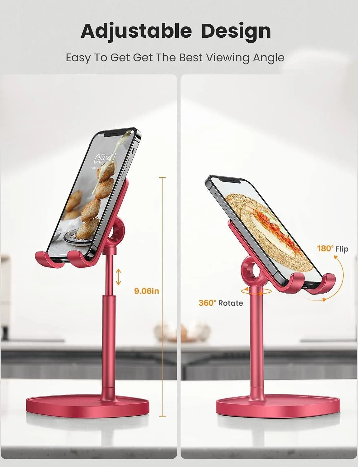 LISEN Cell Phone Stand Phone Holder for Desk, Gaming for Nintendo Switch