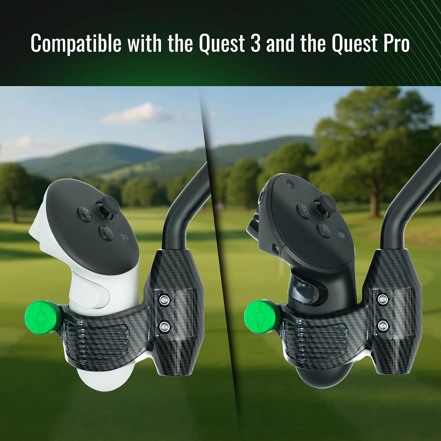 DeadEyeVR - DriVR Ace - Golf Club for Quest - Realistic VR Golf Simulator Handle - Weighted VR Golf Club Grip for Enhanced Play