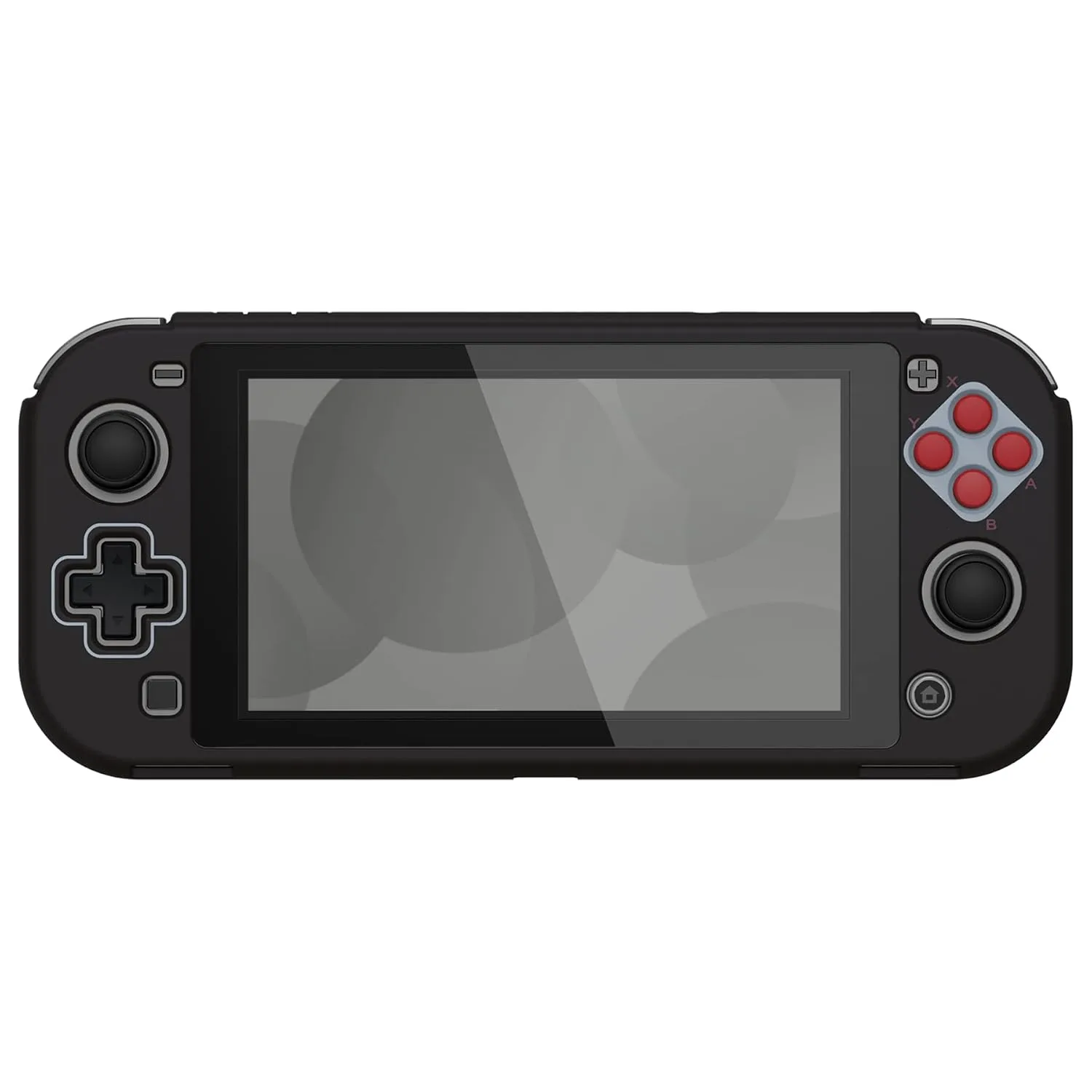 PlayVital ZealProtect Protective Case for Nintendo Switch Lite, Hard Shell Ergonomic Grip Cover for Nintendo Switch Lite w/Screen Protector & Thumb Grip Caps & Button Caps - Classics NES Style