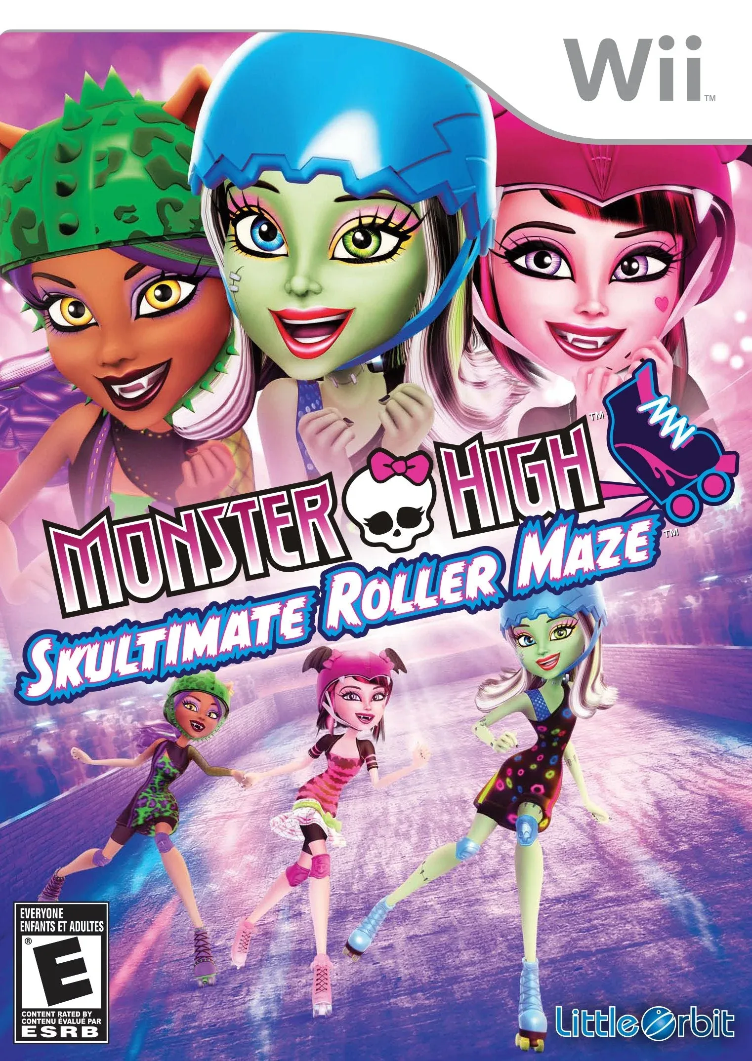 Videojuego Monster High: Skultimate Roller Maze para Nintendo Wii