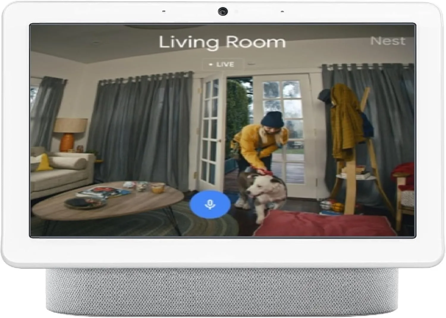 Google Nest Hub Max, Japan Model, Multi Language Nest Hub 10-inch with English Compatibility, H2A GA00426-JP (Chalk)