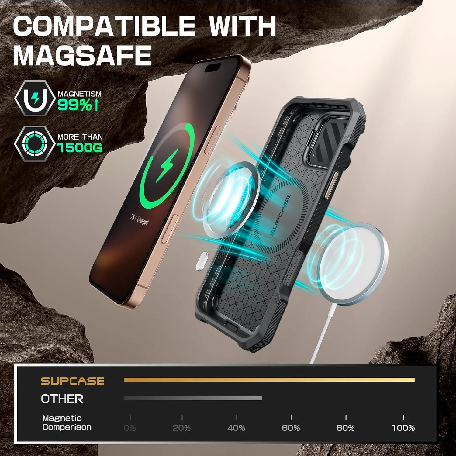 SUPCASE for iPhone 16 Pro Max Case (6.9 inch) with Camera Cover Stand,Venus