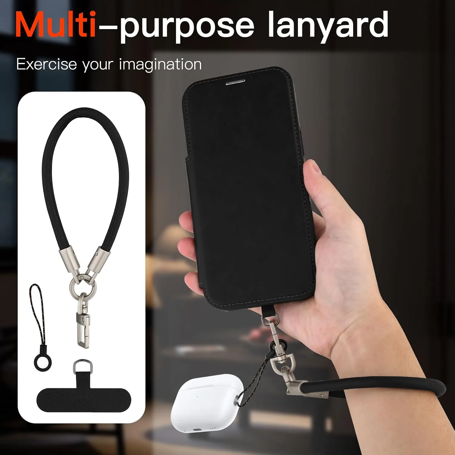 Wallet Phone Case Crafted for iPhone 17 Black