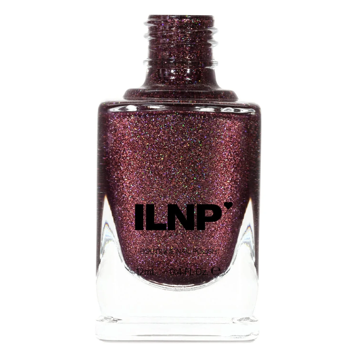 ILNP Bloodline - Rich Marsala Holographic Nail Polish, Chip Resistant, Non-Toxic, Vegan, Cruelty Free