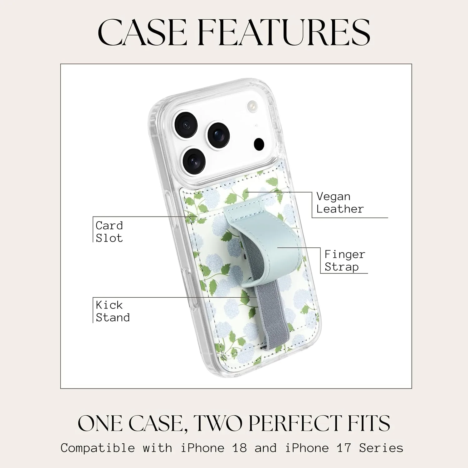 Walli Cases Wallet Phone Case for iPhone 18 Pro Max and iPhone 17 Pro Max