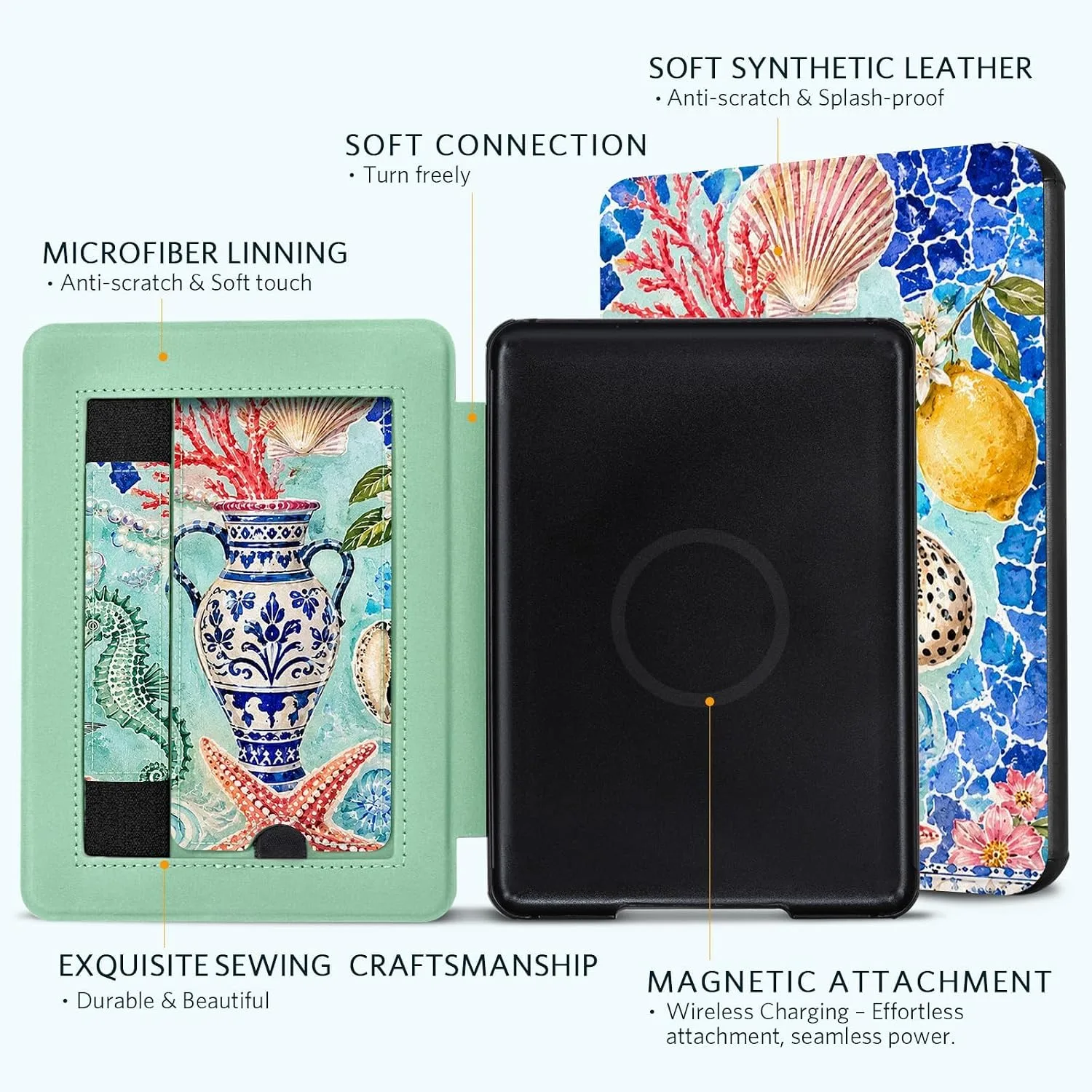 CoBak Case for 7" Kindle Paperwhite 12th Gen 2024 and Kindle Colorsoft