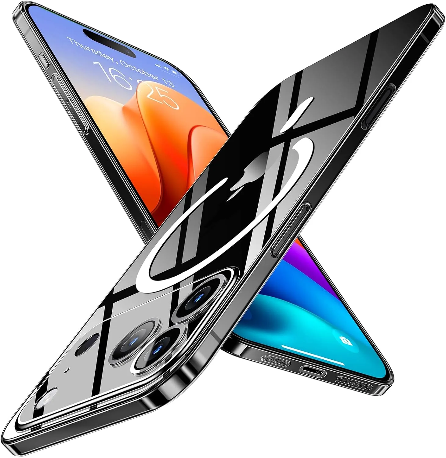 Magnetic Slim Designed for iPhone 18 Pro Max Case[Compatible with MagSafe],Thin Finish Skin Hard Back Case [Non Yellowing] Ultra Protective Fit Cover with Camera Protection 6.9 Inch (Clear)