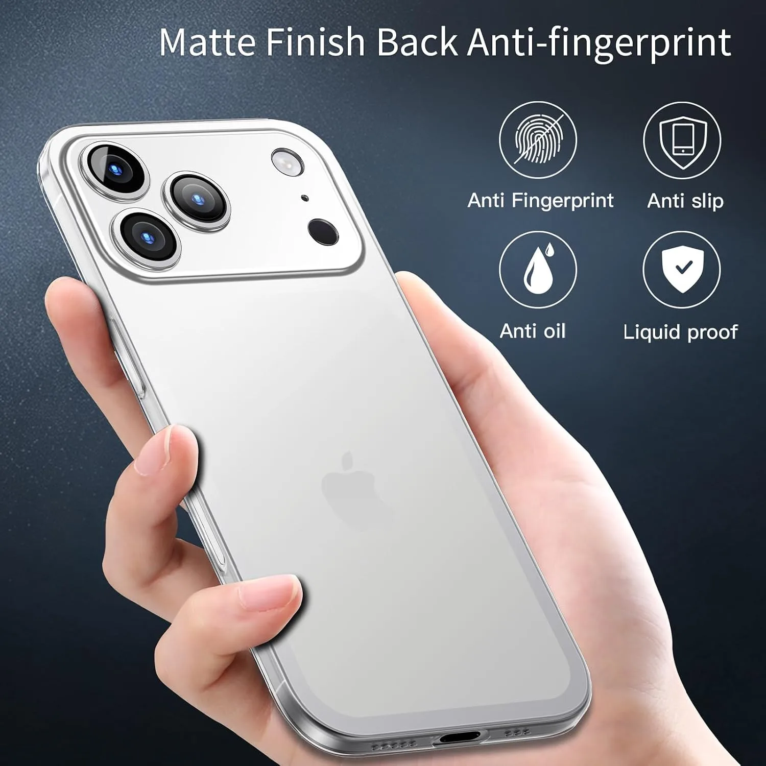 Dataroad for iPhone 18 Pro Slim Case,0.2mm Fit [Paper-Thin] Lightweight Case Translucent Matte Finish PP Back Cover Protection[Anti-Fingerprints&Yellowing],Compatible with iPhone 18 Pro 6.3Inch-White
