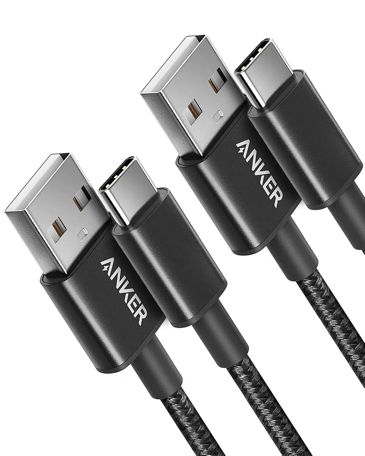Anker USB A to USB C Cable, USB to USB C Cable(2Pack,3ft,Black)
