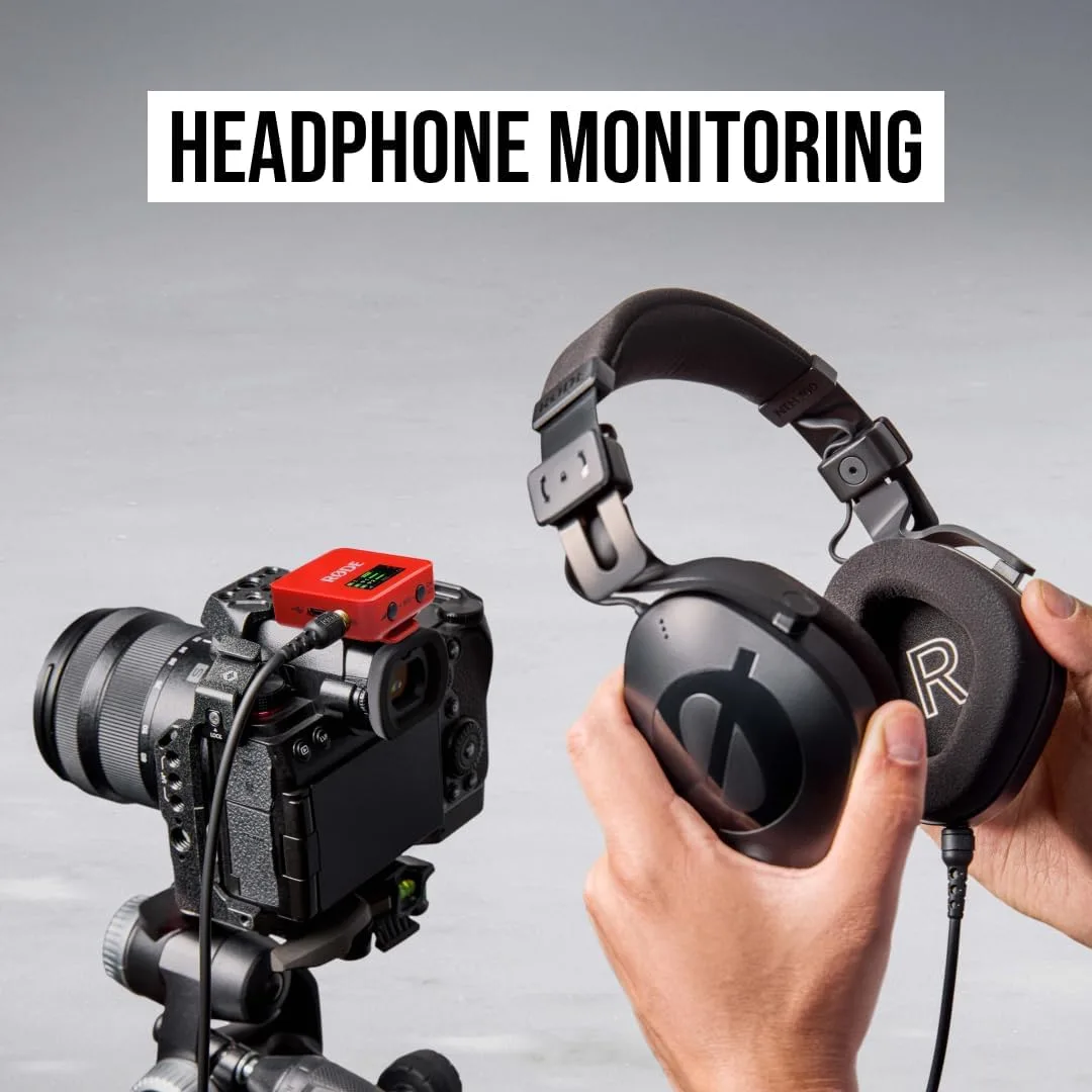 RØDE Wireless GO (Gen 3) Compact Wireless Microphone, 32-Bit Float, Red