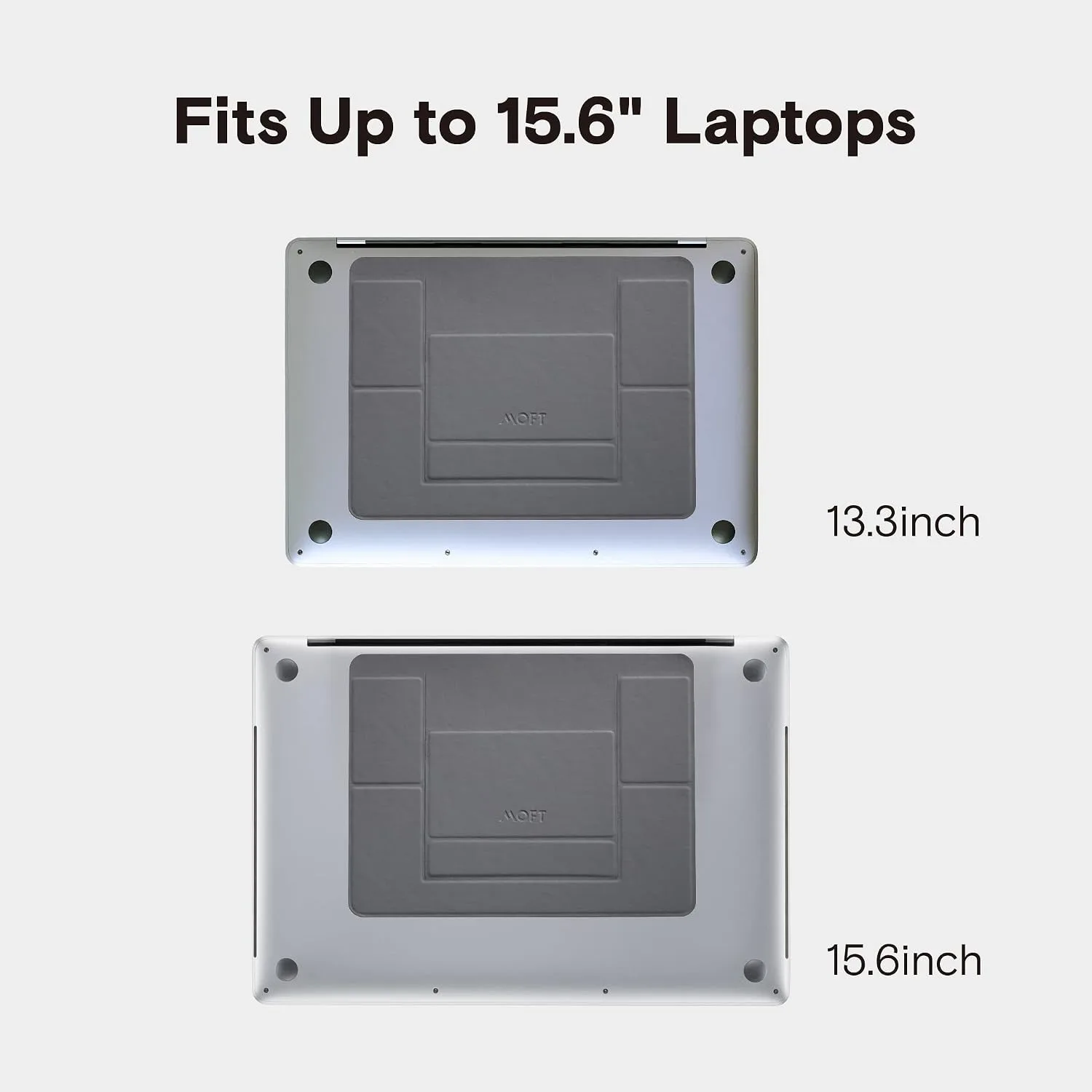 MOFT Invisible Laptop Stand, Stick-On Portable Laptop Riser for Mobile Work