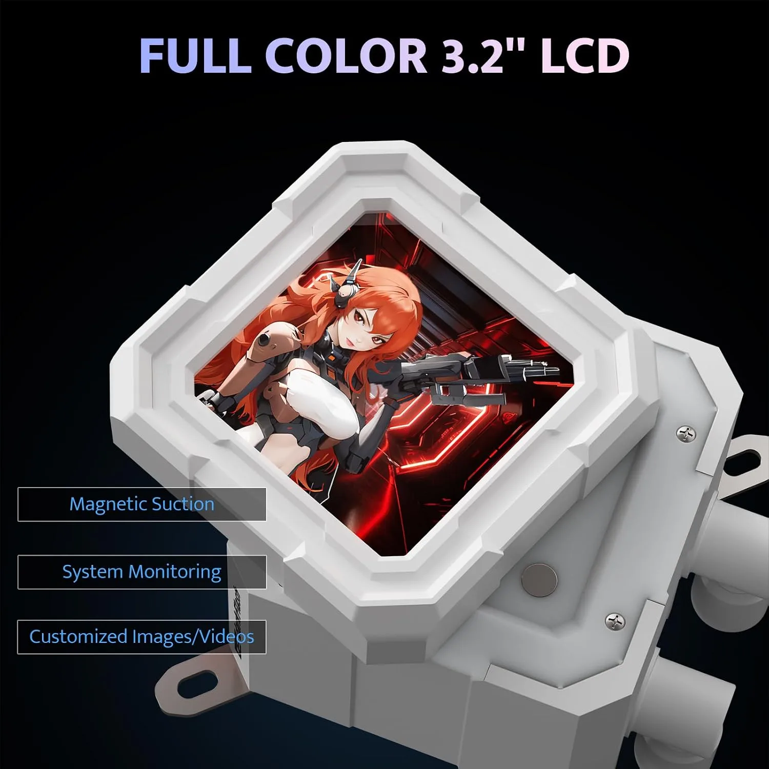 darkFlash DV360S All-in-one Liquid CPU Cooler with 3.2” LCD Screen