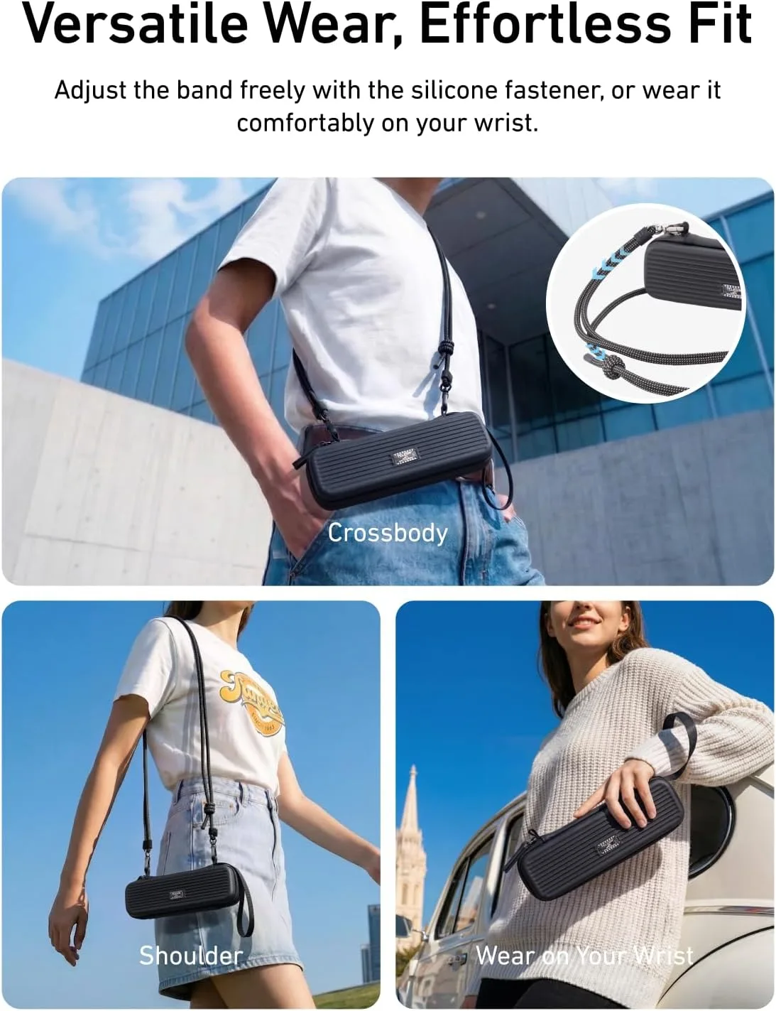 Telesin DisAdv Carrying Case for Pocket 4/3/Xtra Muse/Insta360 Luna Ultra