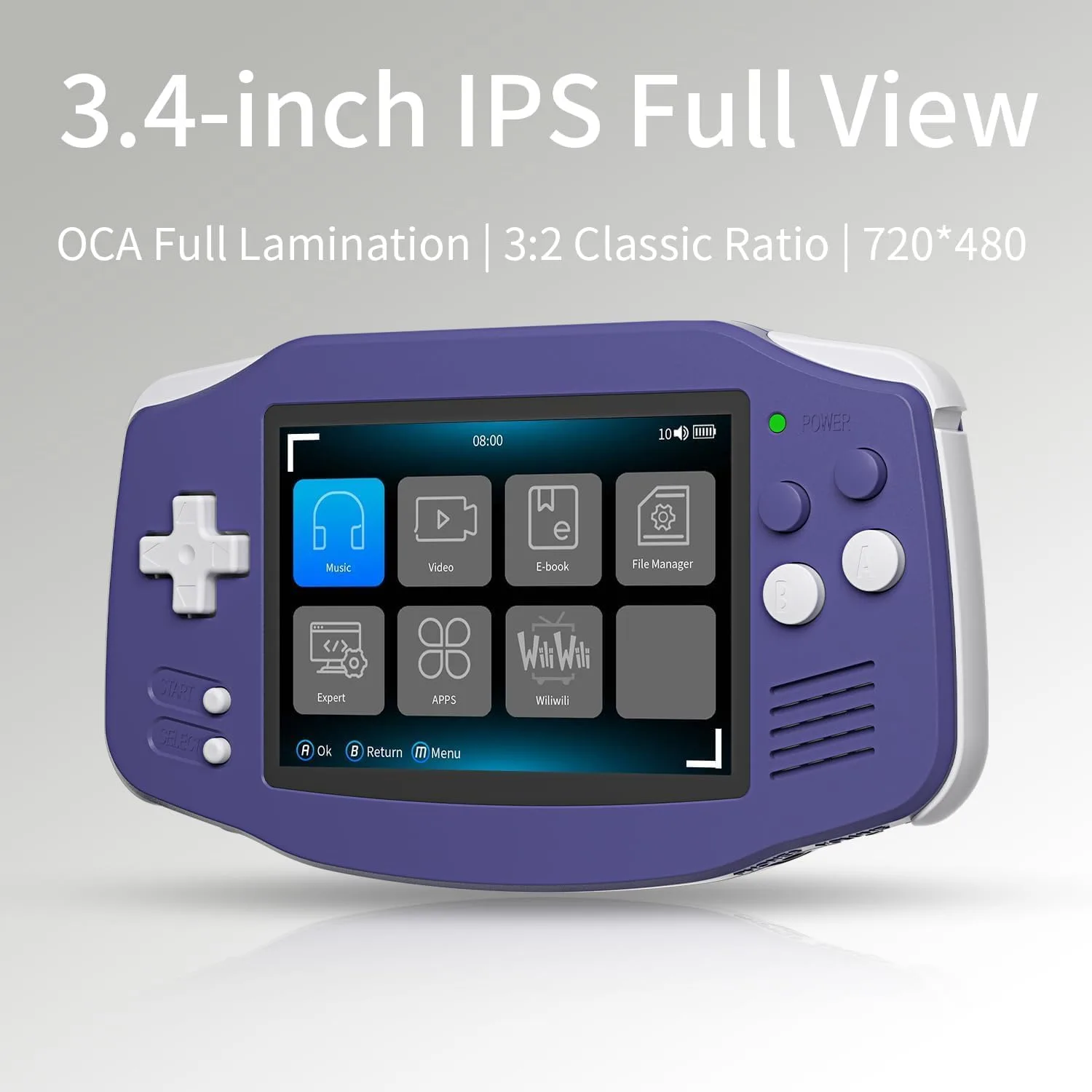 RG34XX Retro Handheld Game Console, RG 34XX 3.4 Inch IPS Screen Retro Gaming Console , 5532 Pre-Installed Games, Linux 64-bit WiFi, HDMI and Output 3500mAh