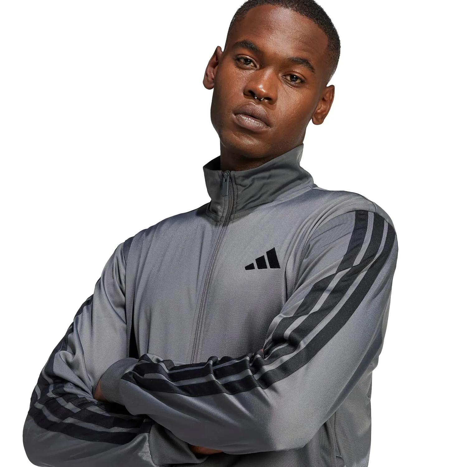 adidas Men's 3-Stripes Tricot Track Top