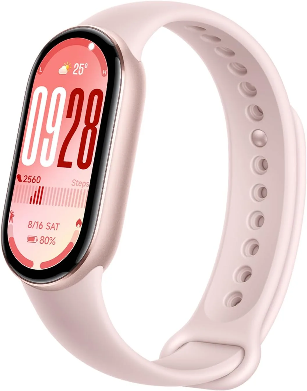Xiaomi Mi Smart Band 10 Global Version - 1.72" AMOLED Display | 21 Days Battery Life | Touchscreen, Multi-Sport Tracker, Activity Tracker, Heart Rate Monitor | BT5.4 (Mystic Rose)