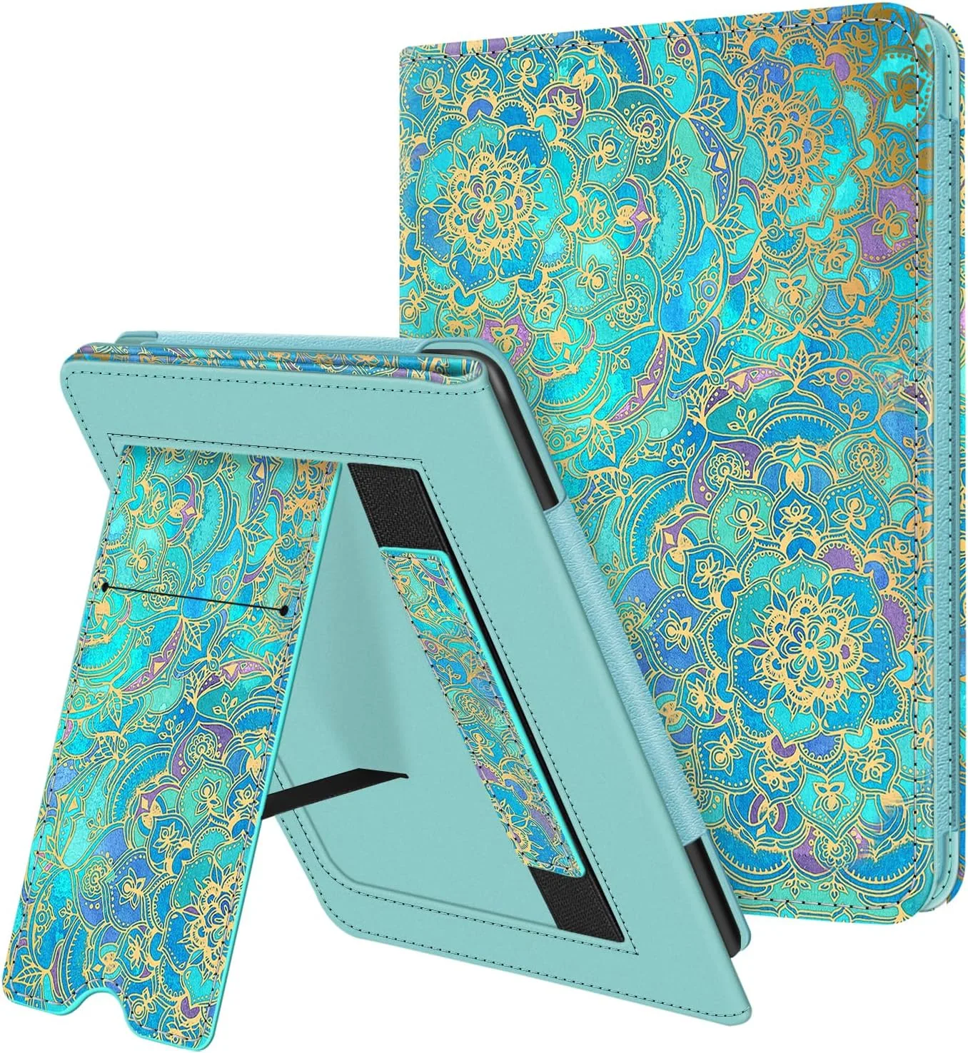 Fintie Stand Case for 6" Kindle 11th Generation 2024/2022, Shades of Blue