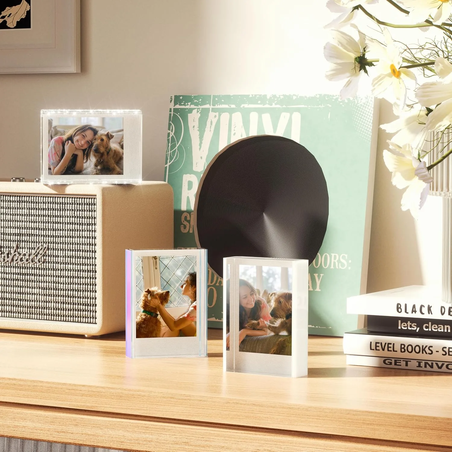 WINKINE Mini Polaroid Frame 2x3, Instax Picture Frames for Fujifilm Instax Mini 12/41/99 Camera Film, Tabletop Polaroid Frame for Photos, Small Picture Display Holder for Instant Photo