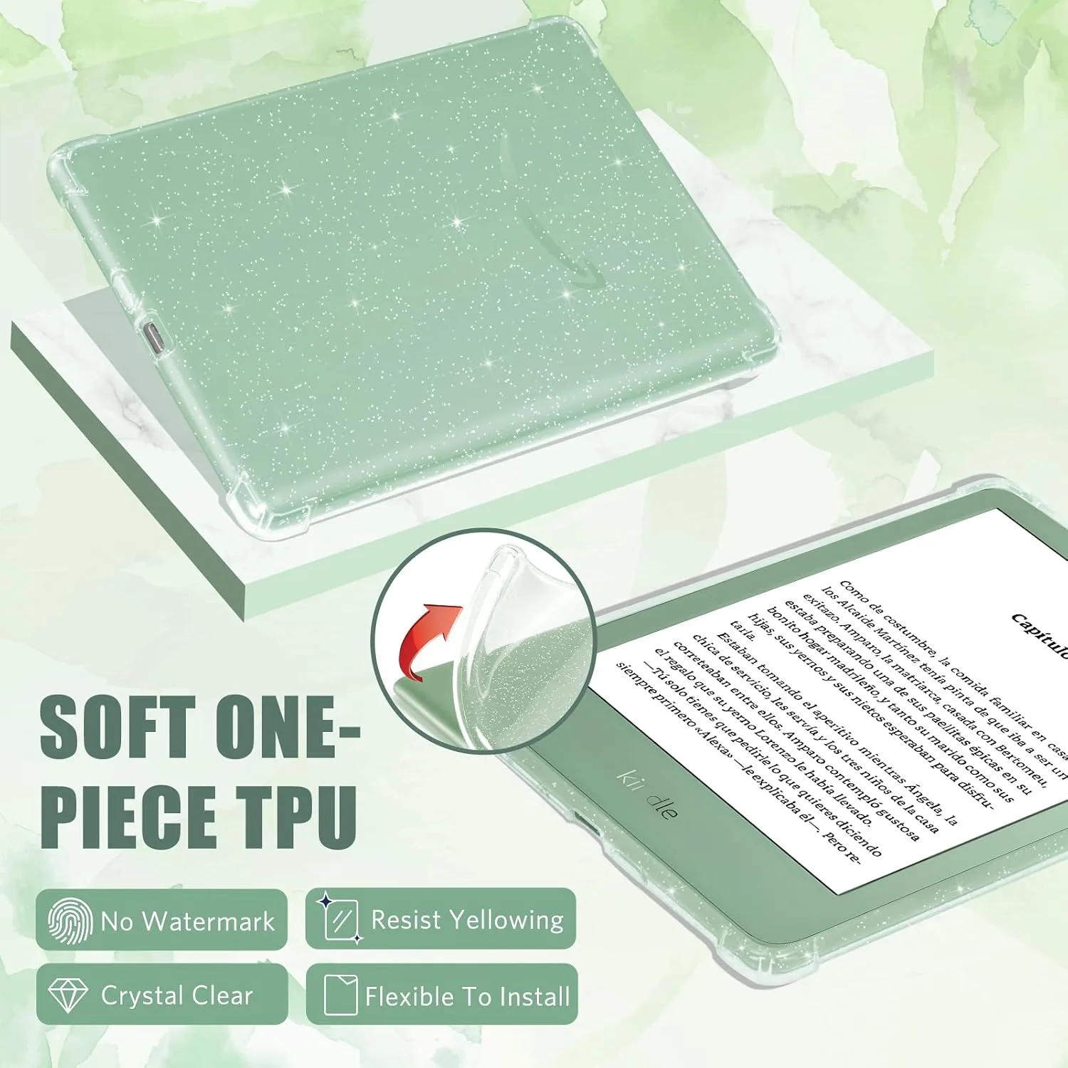 CoBak Clear Case Exclusively for 6" Kindle 2024 & 2022(11th Generation)