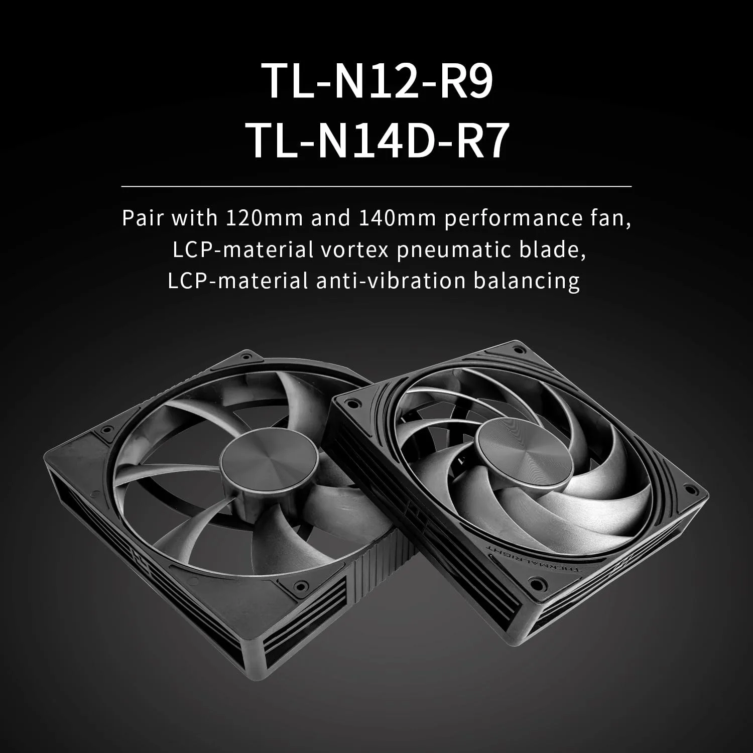Thermalright Phantom Spirit 140 Black CPU Air Cooler, 7 Heat Pipes Heatsink