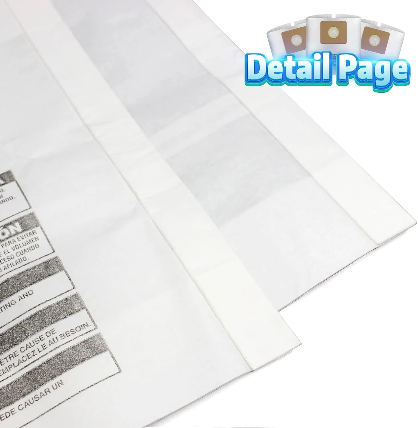3 Pack ALYYDBG for Shop Vac Bags 3 Gallon Type C 90669 9066900 9066933