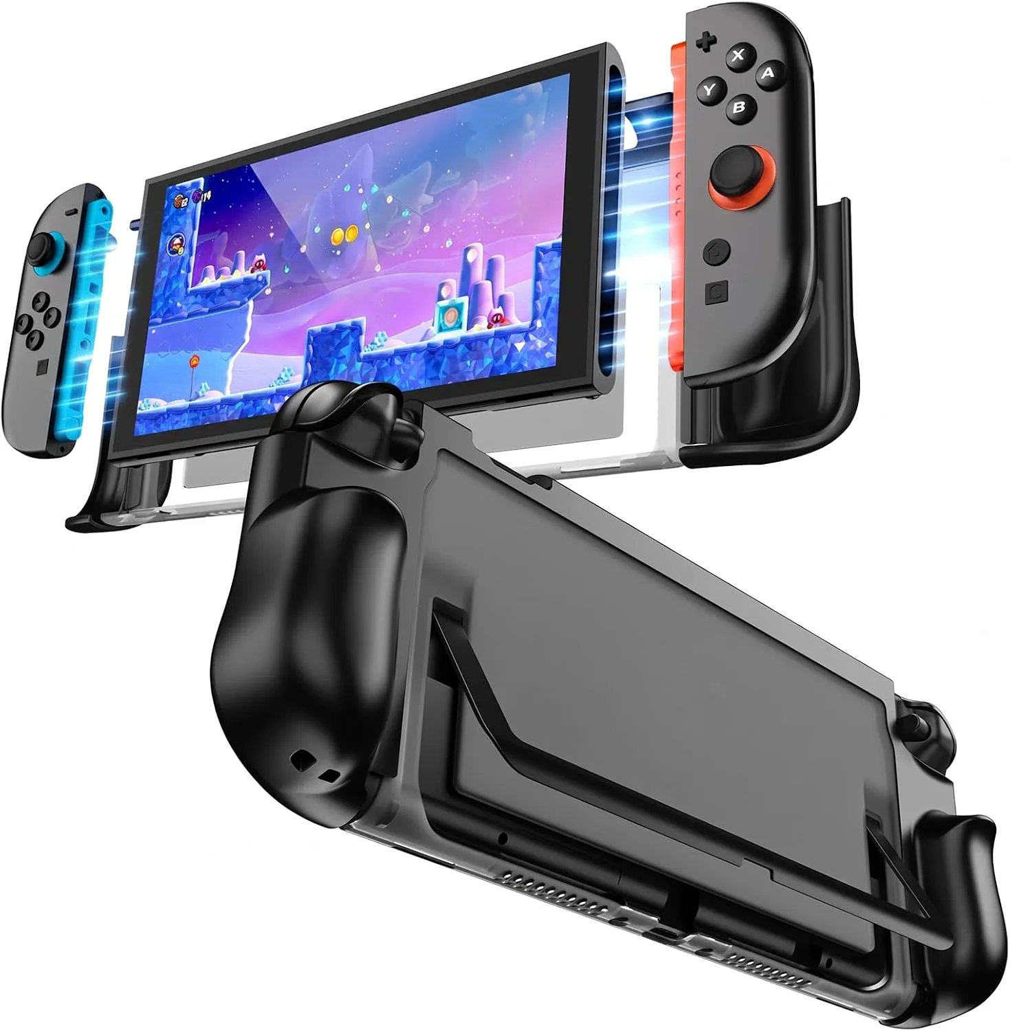 Funda protectora con agarre ergonómico Fiwwat para Nintendo Switch 2
