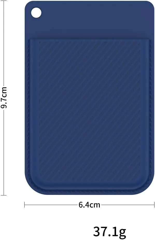 Silicone Protective Case Cover Shell for Plaud Note AI Voice Recorder Anti-Scratch Shockproof Soft Protector Case Silicone Sleeve (Blue)