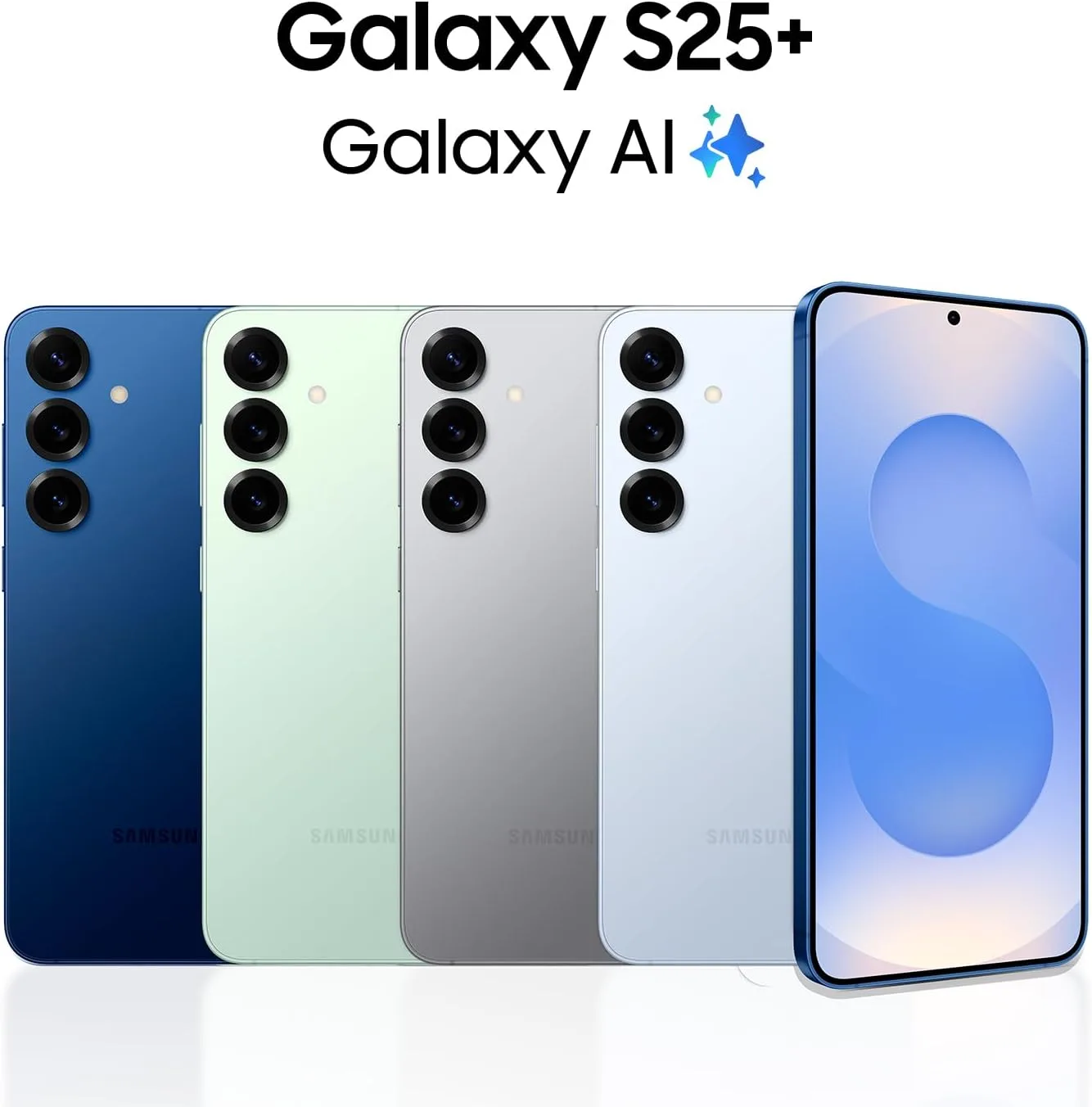Samsung Galaxy S25+, 256GB, Navy - Locked to AT&T (Renewed)