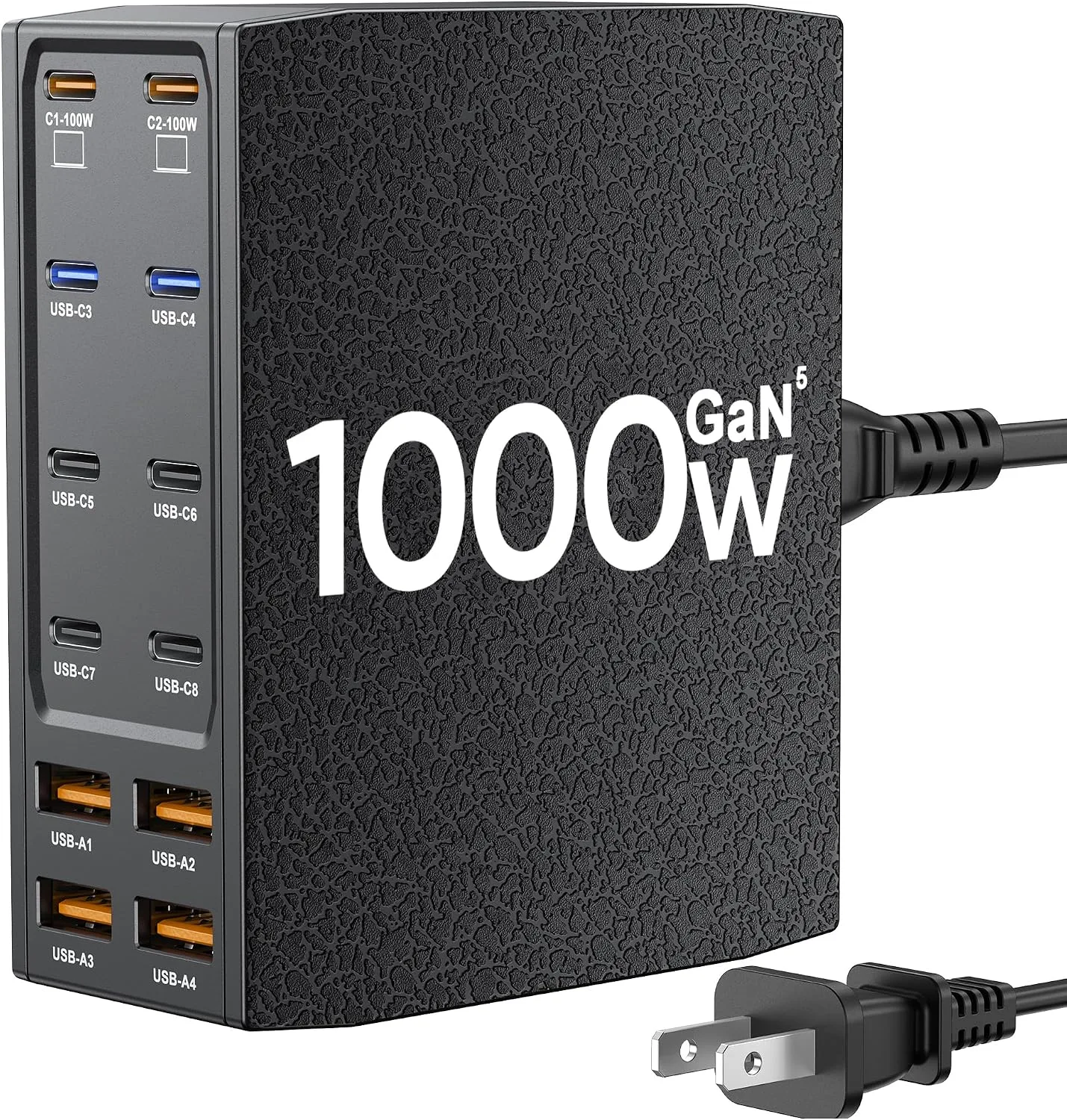 1000W USB Charging Station,12-Port USB C Charger Block with Dual 100W PD