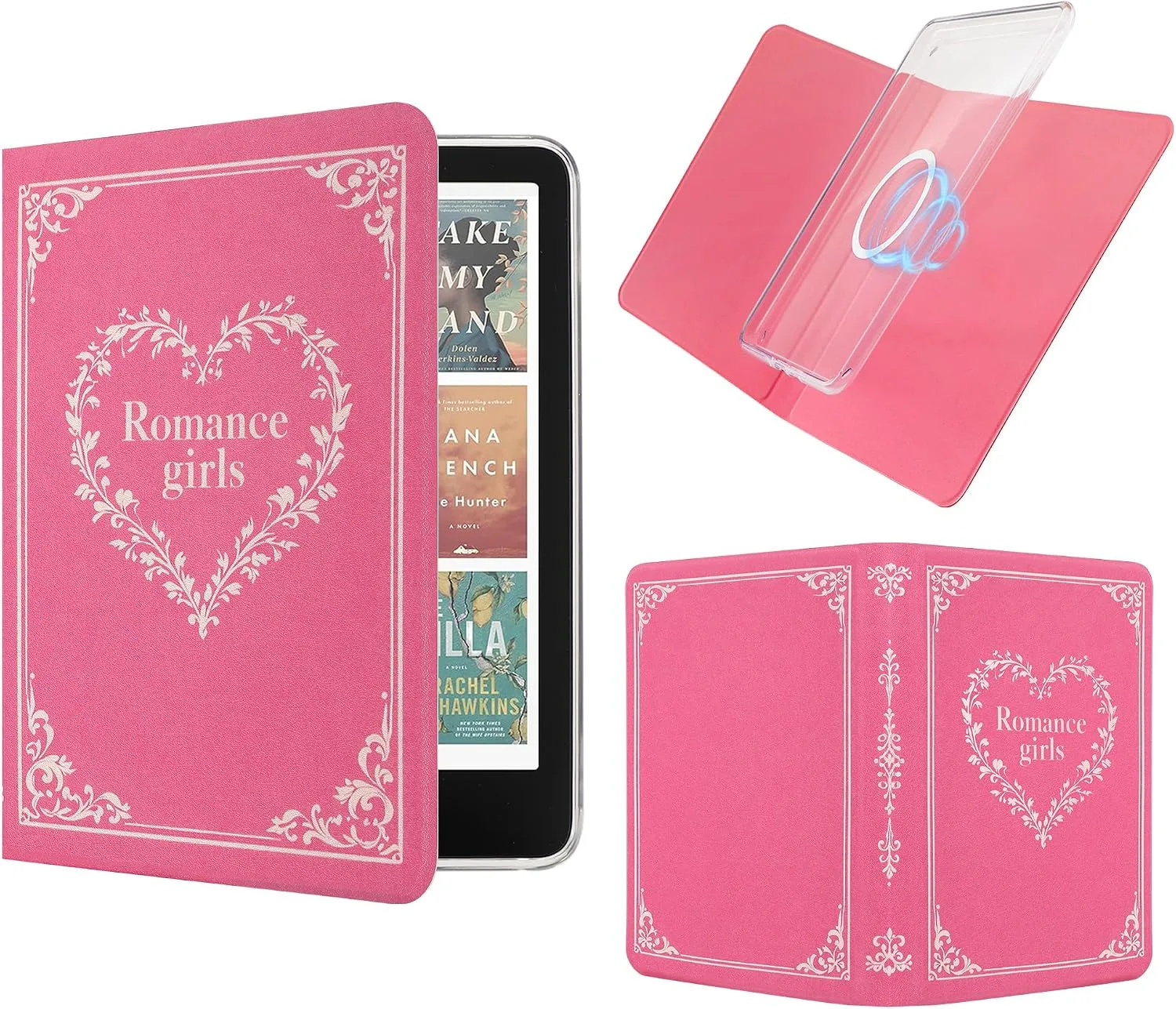 Magnetic Book Cover Case for 7'' Kindle Paperwhite & Colorsoft