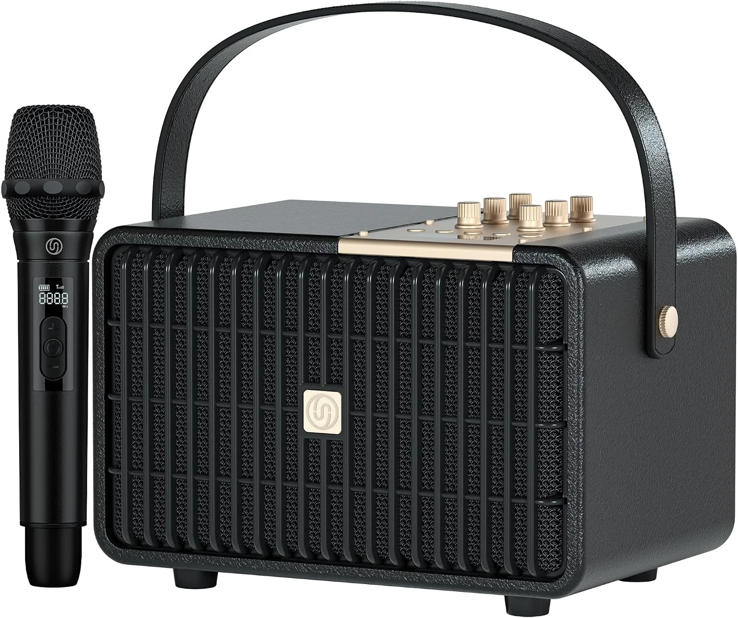 Portable Bluetooth Speaker 240W Peak Power Wireless Speaker Loud (Black)