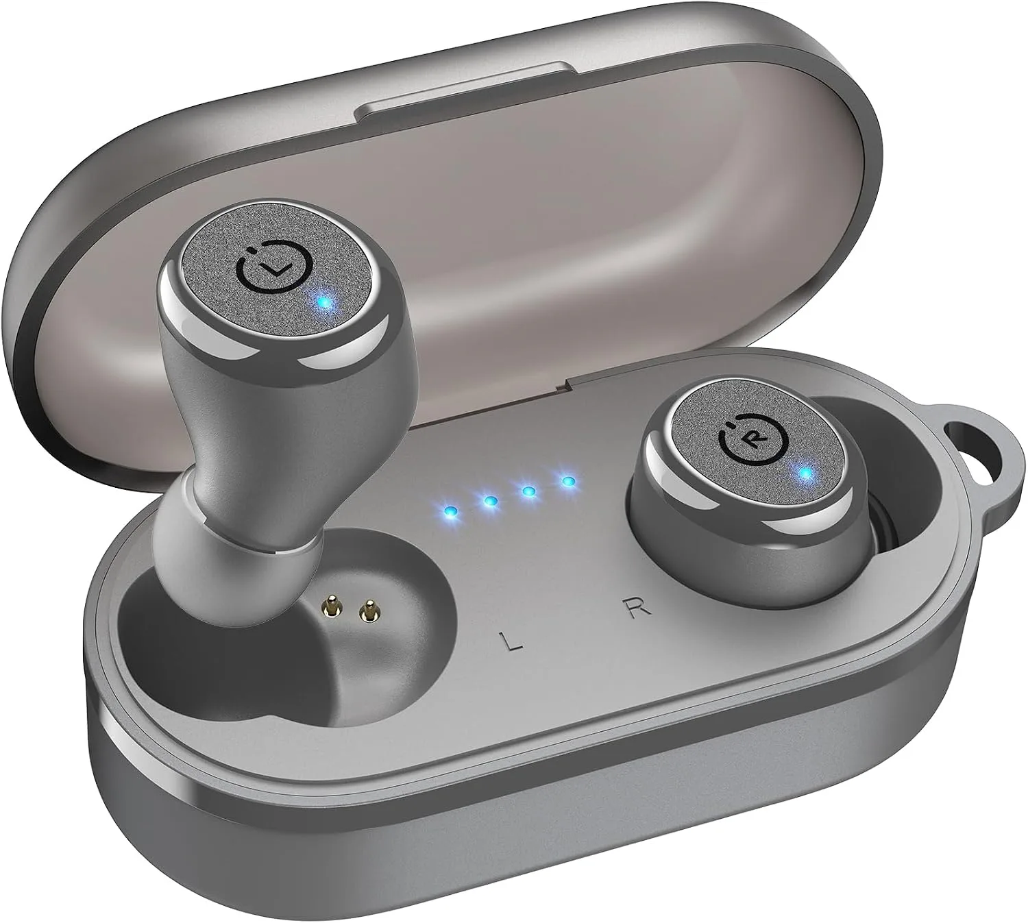 TOZO T10 Wireless Earbuds Powerful Bass Stereo Wireless Charging, APP, IPX8