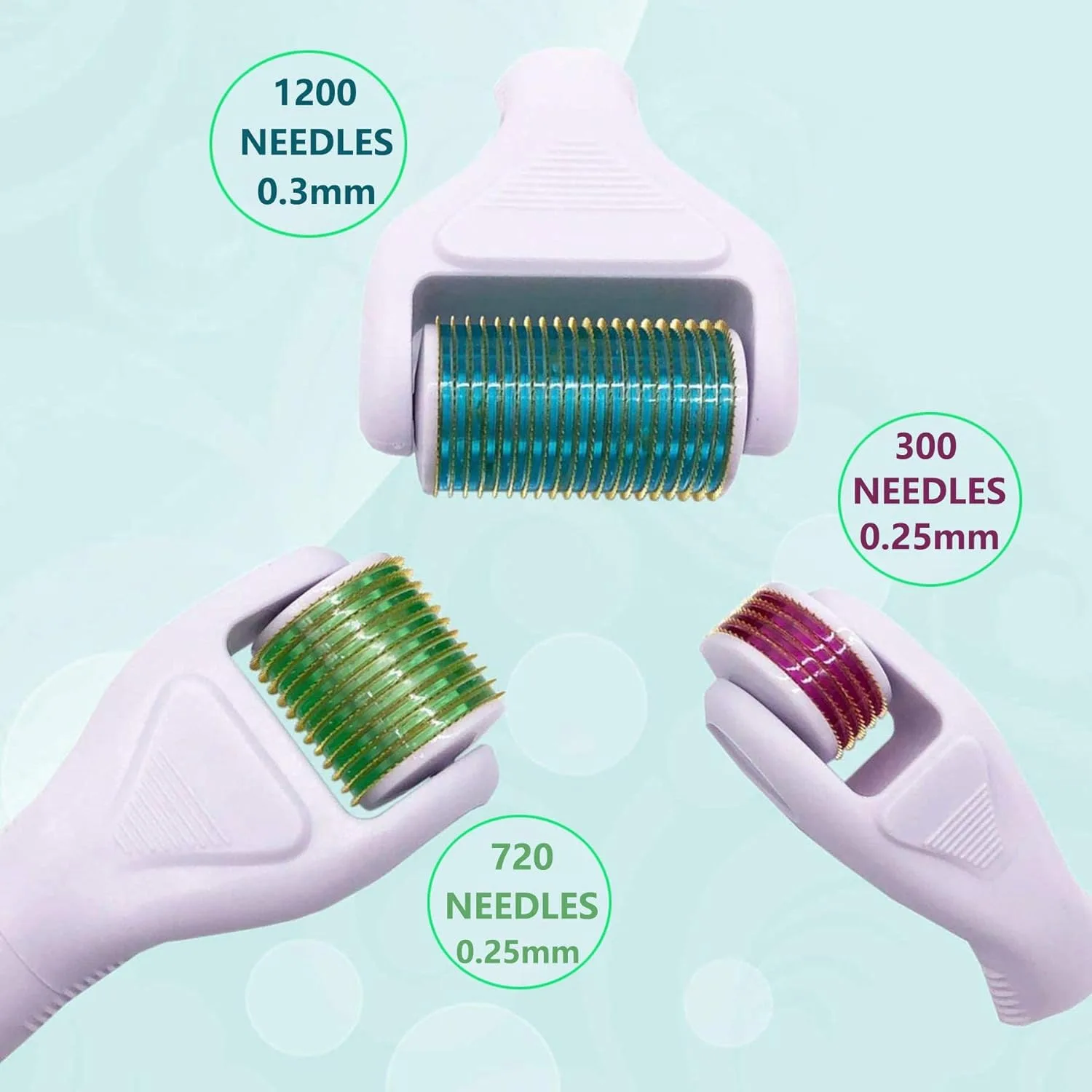 Angel Kiss 4 in 1 Titanium Microneedling Derma Roller Kit for Face and Body