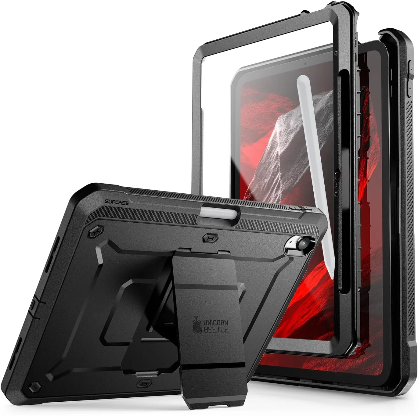 SUPCASE for iPad 11th Gen A16 11" 2025 Case with Screen Protector, Black