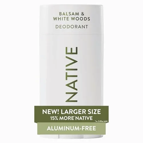 Desodorante Native sin aluminio Bálsamo y Maderas Blancas 87 g