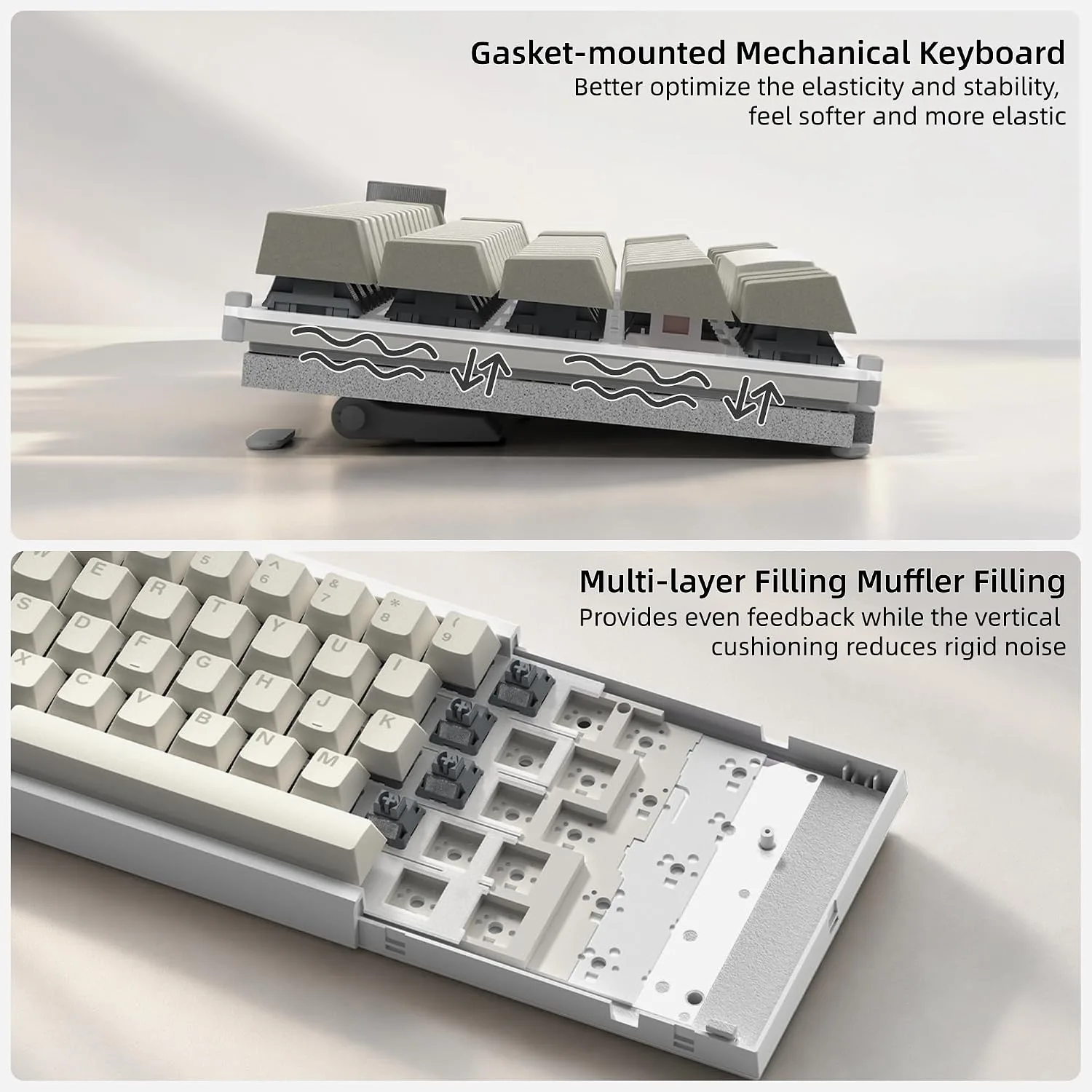 Womier VK66 PRO 60% Mechanical Keyboard, Wired PC Gaming Keyboard