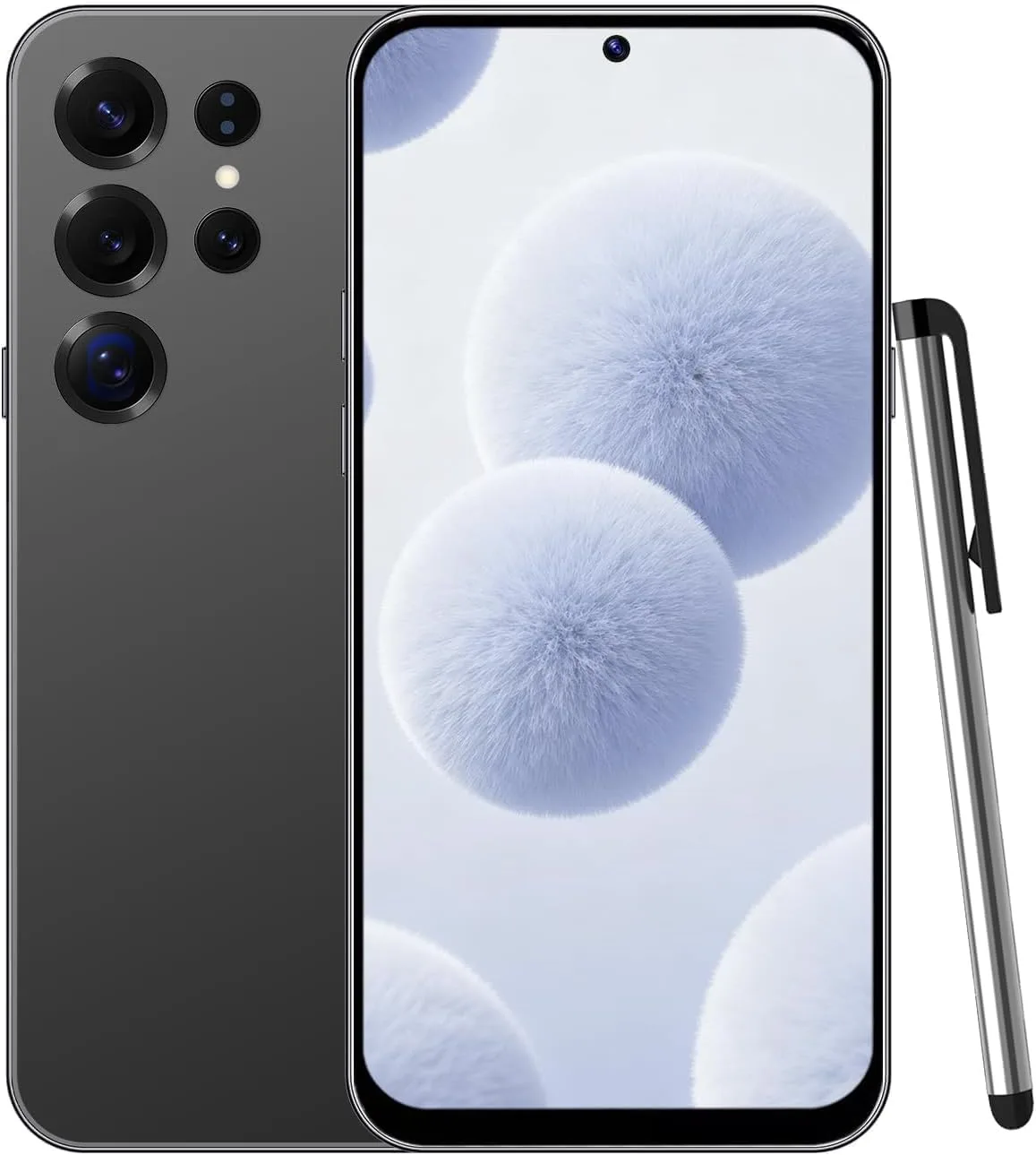 4G Smartphone Unlocked, Android 12.0 Mobile Phones 6.6'' HD+ Display, 4GB RAM 32GB ROM/256GB SD, 4G Dual SIM Dual Camera, Face ID+WiFi+BT+FM+GPS+OTG (Black)