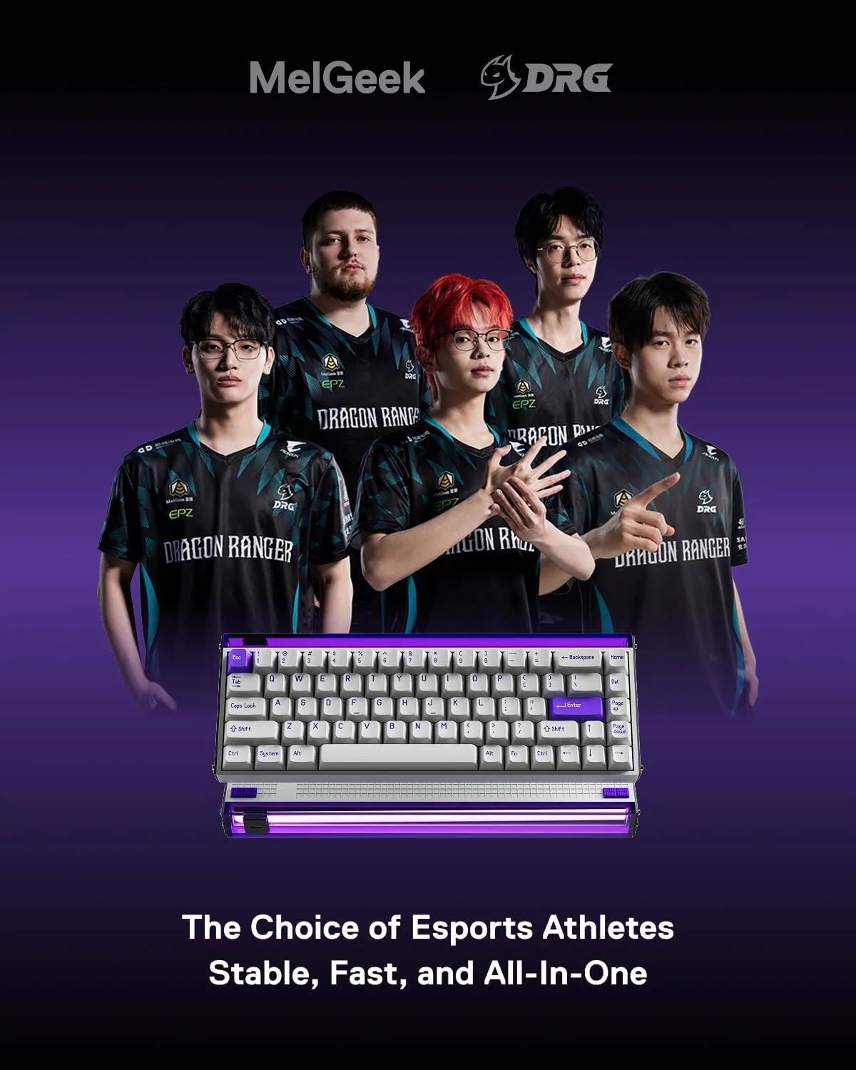 MelGeek MADE68 Pro+ Wired Hall Effect Magnetic Gaming Keyboard | 65% Layout