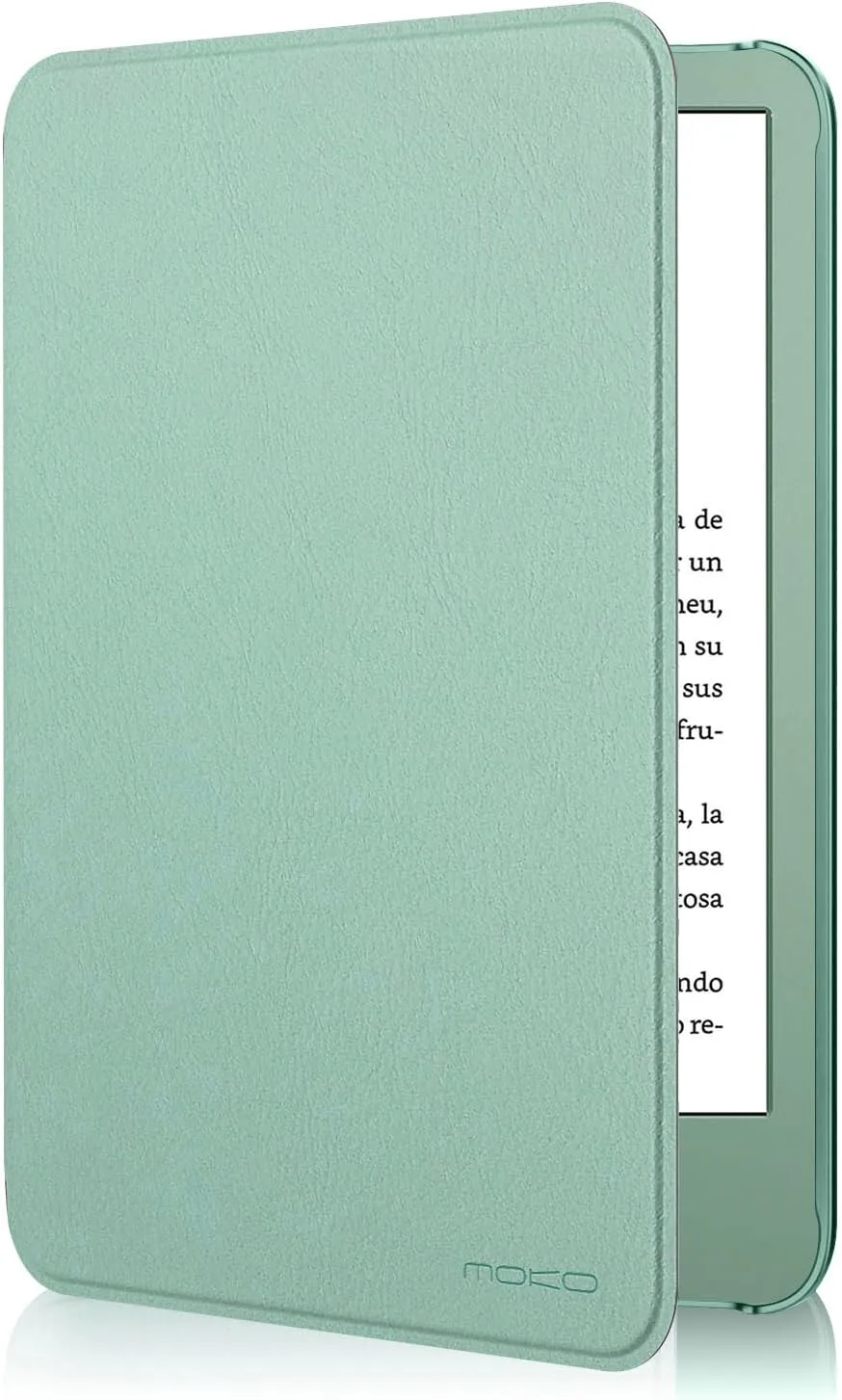 MoKo Case for 6" Amazon Kindle Basic 11th Gen 2024/2022, Matcha
