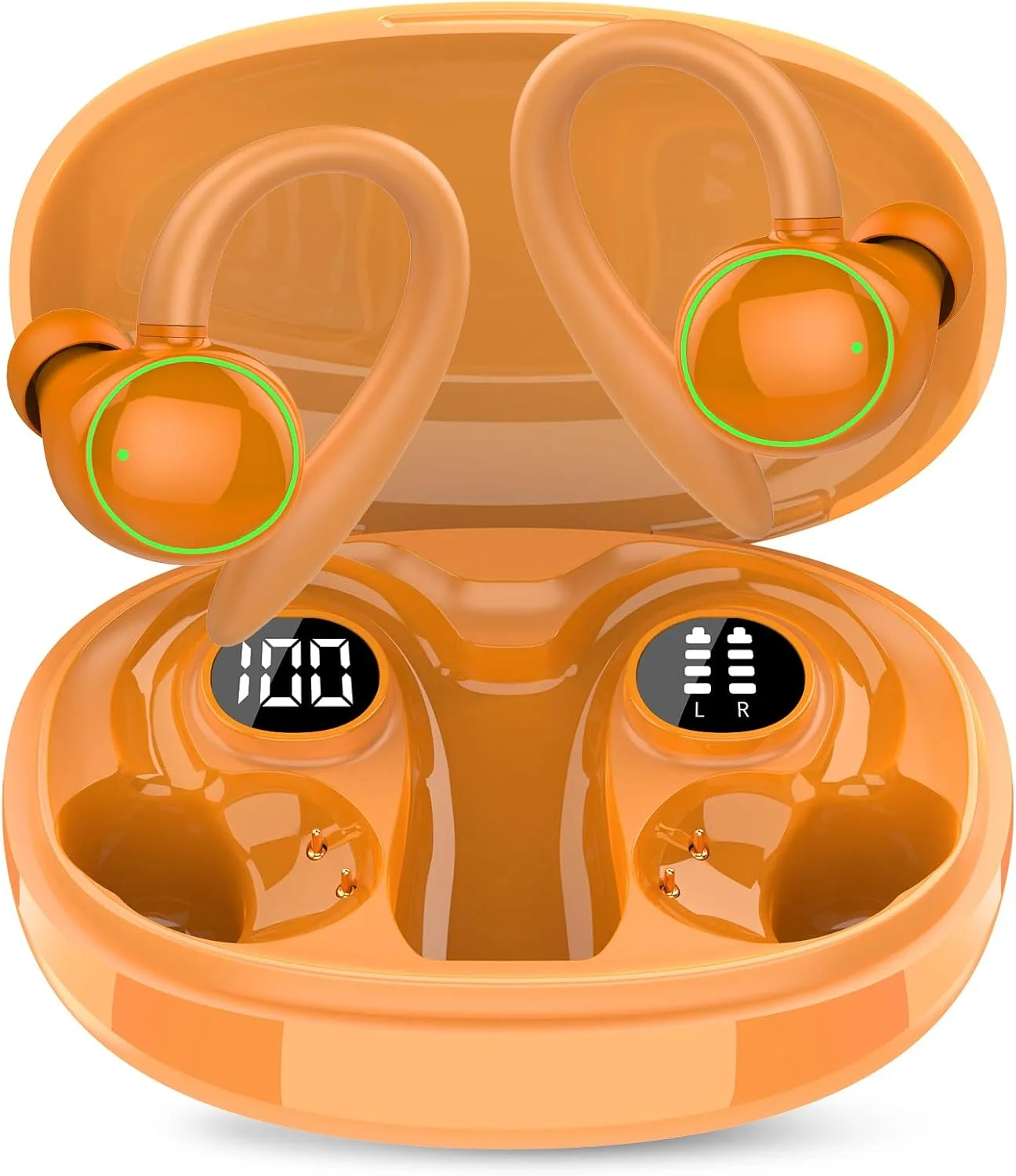 Wireless Earbuds, Bluetooth 5.4 Headphones Sport Over Ear Buds With ENC Mic